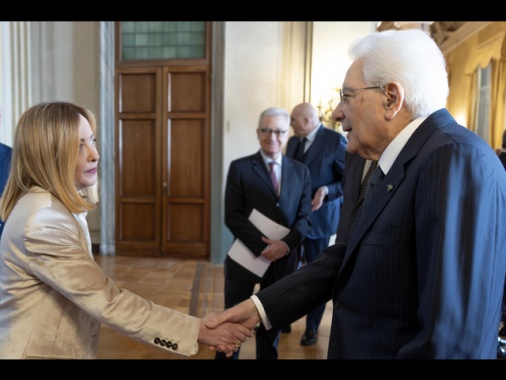 Nessun incontro a due Mattarella-Meloni al pranzo al Colle