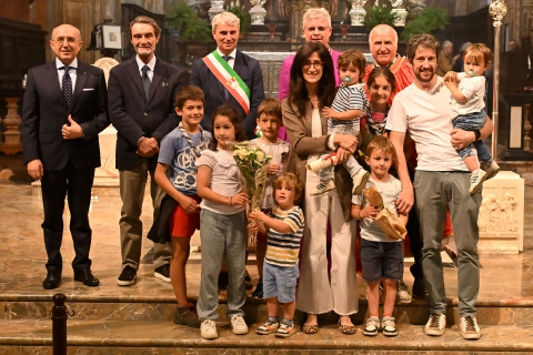 Emanuela, Mamma dell’anno: «Circondatevi sempre di amici»