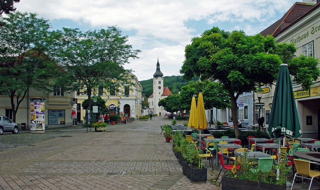 Uno scorcio della città austriaca di Purkersdorf
