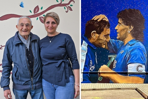 Carmando, il bacio di Maradona e la nipotina di Bodio