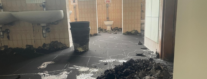 Tg prealpina: teppisti e fuoco alla scuola Baracca