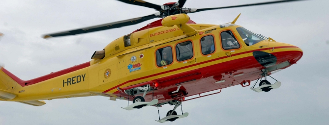 Cade in bici al Campo dei Fiori: soccorso