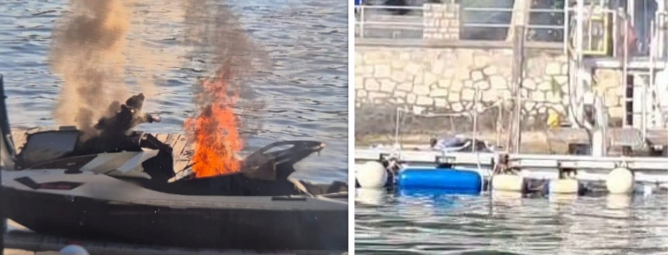 Moto d’acqua in fiamme: «Mia mamma sbalzata di due metri»