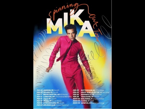 Mika, nel 2026 in tutta Europa con lo Spinning Out Tour