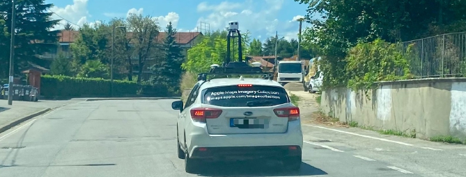 L'«occhio» di Apple in giro per Varese