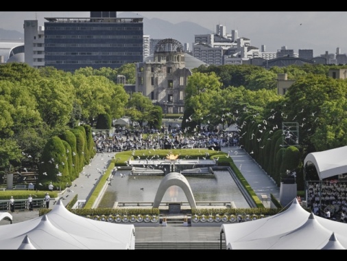 Hiroshima commemora l'80mo anniversario dalla bomba atomica