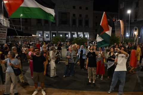 Quindici minuti di rumore per Gaza