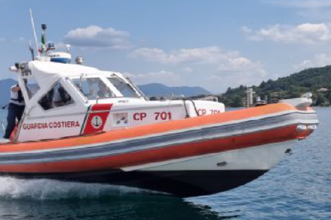 Infortunio in barca, soccorso sul lago