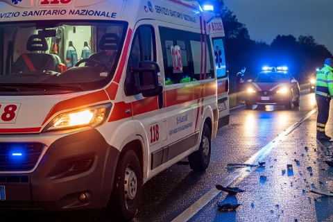 Scontro con un’auto. Grave motociclista