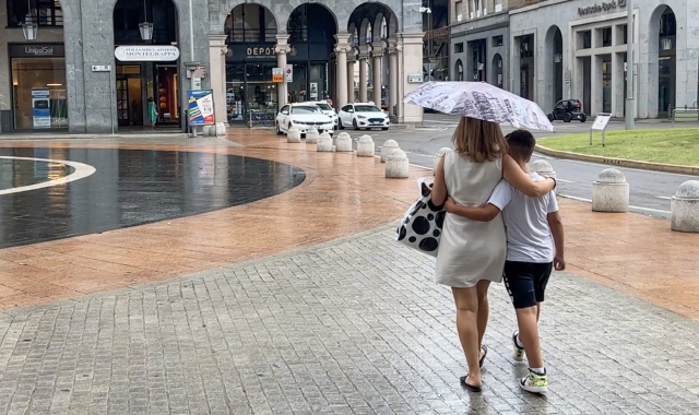 Giornata con l’ombrello anche il 20 agosto di tre anni fa