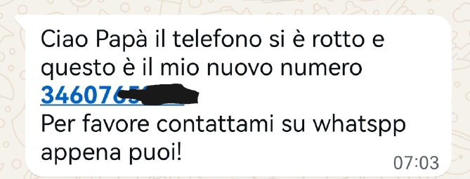 Varese: «Papà, si è rotto il telefono... »