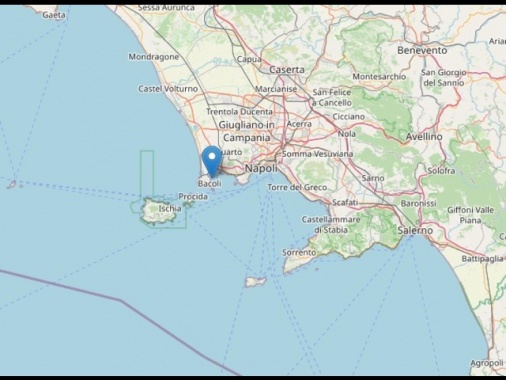 Scossa di terremoto di magnitudo 4 ai Campi Flegrei