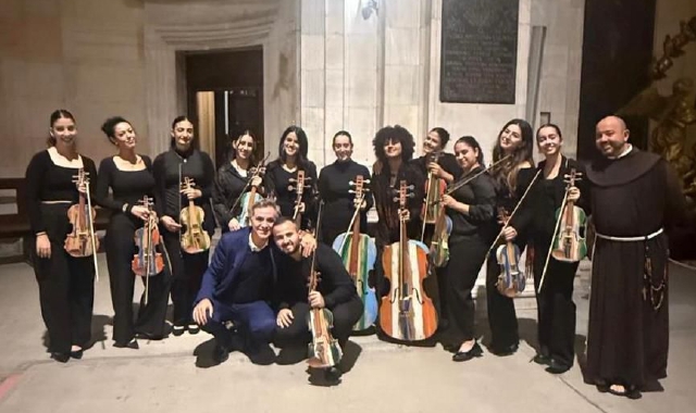L’”orchestra di mare” protagonista dei concerti per la pace, tra i quali quello di Novara