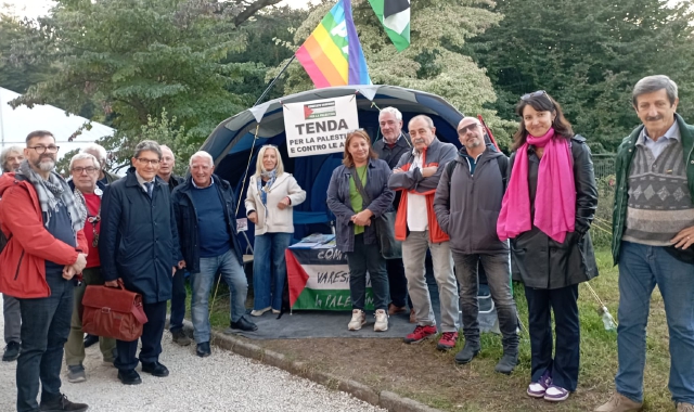 L’Anpi di Varese alla Tenda per la Palestina