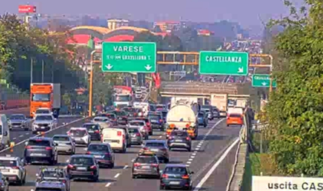 Autostrada: code da Legnano a Busto