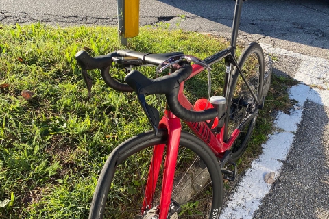 Gavirate, investito in bici il paladino della sicurezza