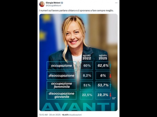 Meloni, Ponte opera strategica, rimane il nostro obiettivo