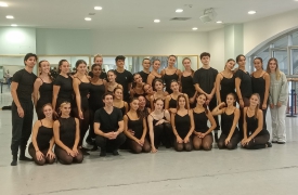 Danza e coreografie, lezione speciale agli studenti del liceo coreutico di Busto