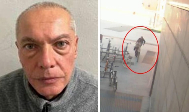 Vincenzo Lanni e il momento dell’aggressione (foto Ansa)