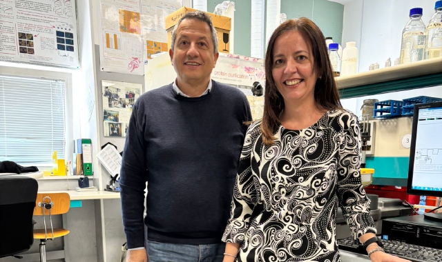 I professori Loredano Pollegioni e Elena Rosini