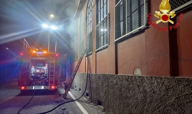 Notte di fuoco a Germignaga