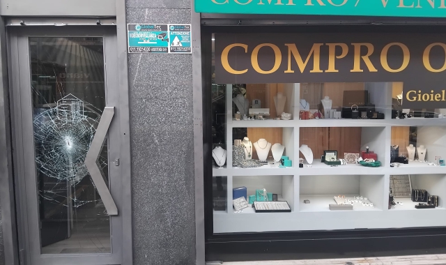 L’attività presa di mira dai banditi