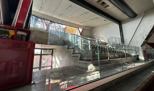 Rimossa la gabbia del Palasport