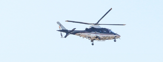 Operazione antidroga, elicottero sopra Somma Lombardo