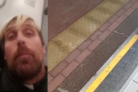 Il treno è troppo alto: bloccato per un’ora a bordo