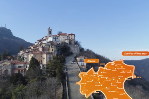 La Fiamma Olimpica al Sacro Monte e ai Giardini Estensi