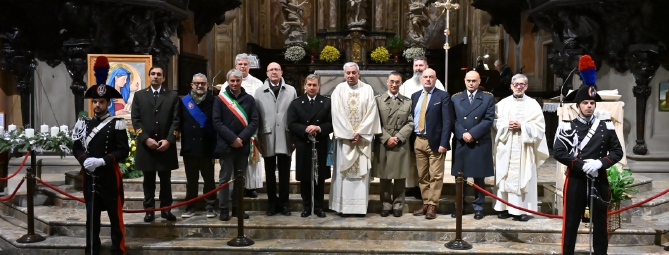 I carabinieri celebrano la Virgo Fidelis