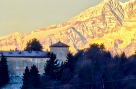Il Monte Rosa brilla dopo la nevicata