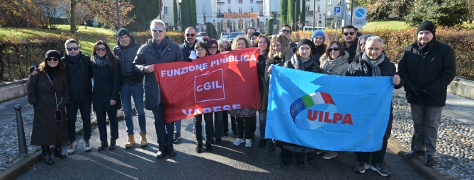 Varese, Ispettorato del lavoro: presidio in Prefettura