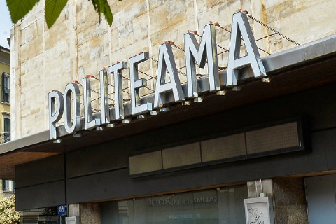 Nuovo teatro al Politeama, camion “di traverso”