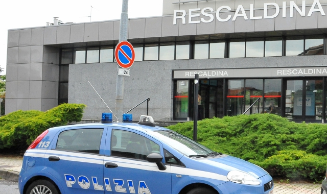 La Polizia alla stazione di Rescaldina