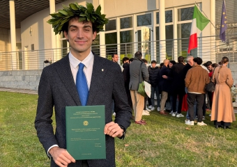 Arese, dall’oro in staffetta alla laurea: 110 e lode
