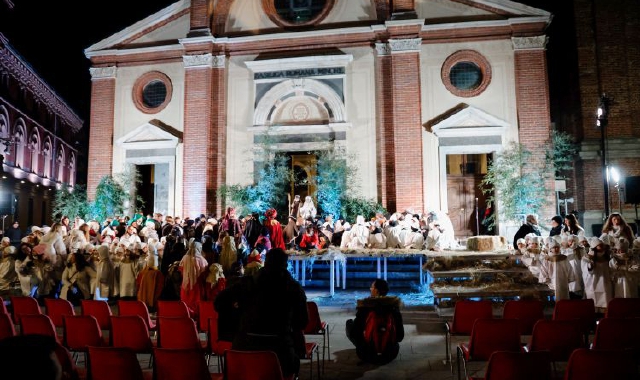 Presepe vivente in piazza a Legnano