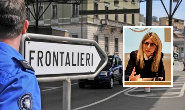 Il valido di confine e nel riquadro Lisa Molteni