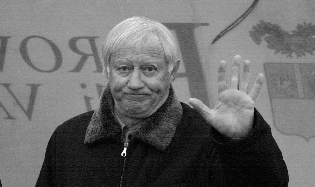 Giorgio Rumignani in trasferta allo stadio di Busto Arsizio quando guidava l’Andria