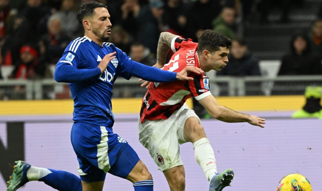 Il gol di Pulisic in Milan-Como dello scorso marzo a San Siro (foto Daniel Dal Zennaro/ANSA)