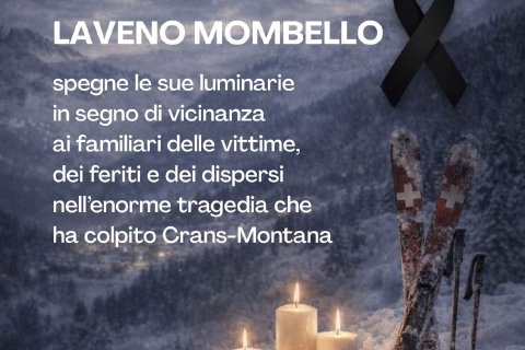 Strage a Crans Montana, Laveno spegne le luci