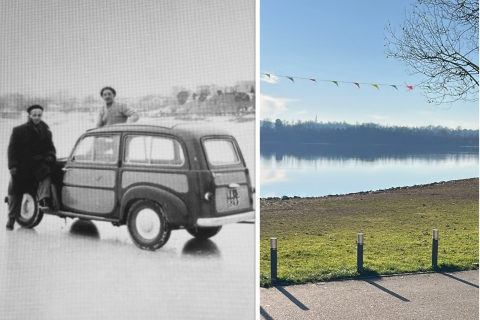 Epifania, quando si andava in auto sul lago