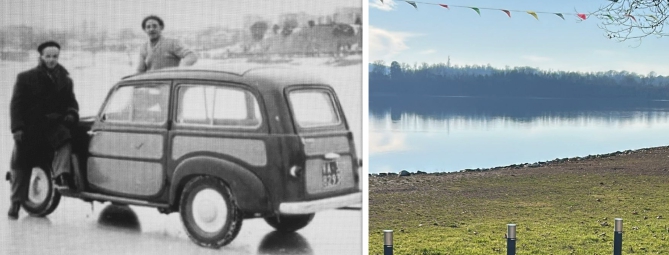 Epifania, quando si andava in auto sul lago