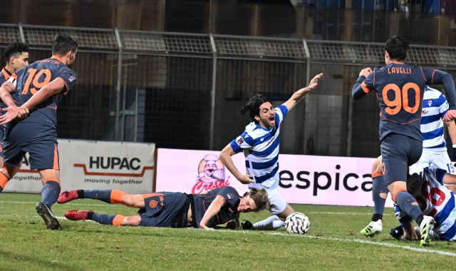 Sabato amaro per la Pro Patria sconfitta in casa dall’Inter U23  (foto Domenico Ghiotto)
