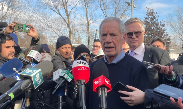 L’assessore regionale Guido Bertolaso e nel riquadro il giovane Leonardo Bove