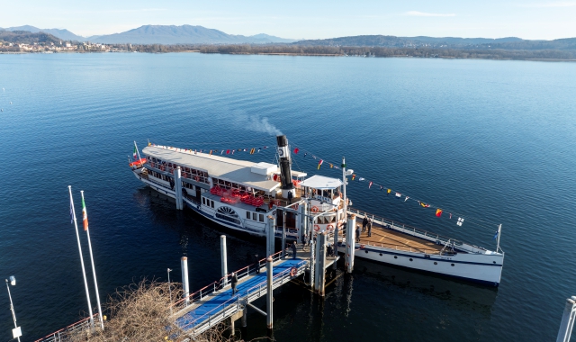 Il piroscafo Piemonte sarà tedoforo d’eccezione alla tappa varesina del viaggio della fiaccola olimpica