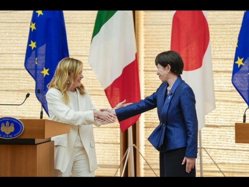 Meloni cita la parola giapponese 'ganbaru', fare oltre il proprio meglio