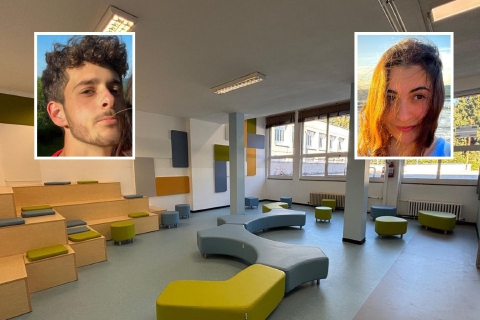 Chiara e Christian: due aule, un solo amore