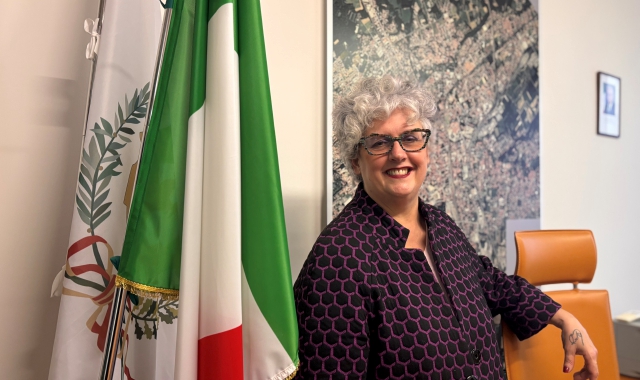 Belinda Simeoni dopo la nomina, nel suo ufficio