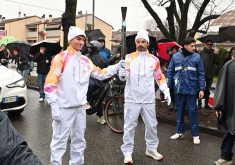 L’entusiasmo di Busto per la Fiamma olimpica 5